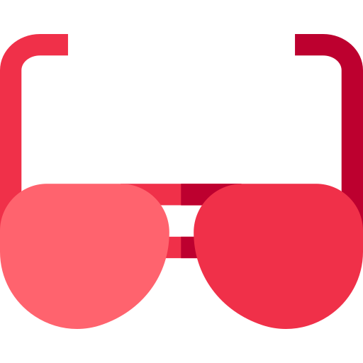 Sunglasses Basic Straight Flat icon