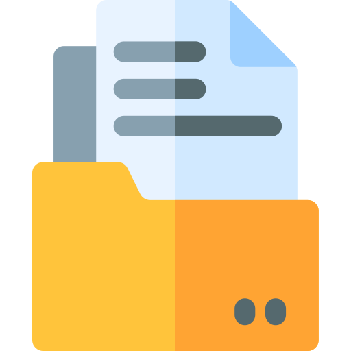 Basic Rounded Flat Folder icon