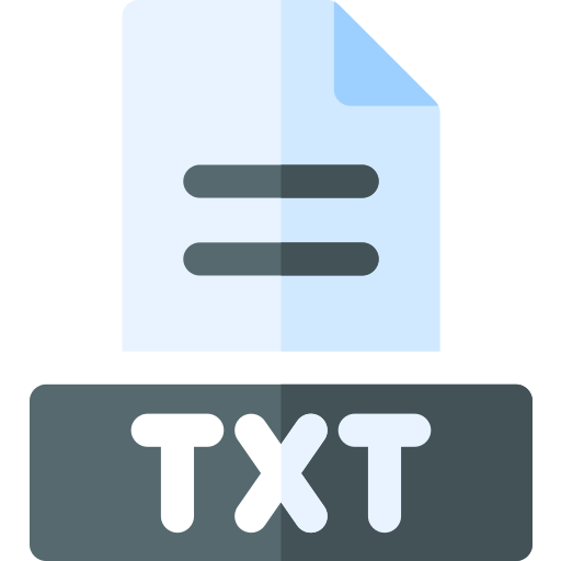 Txt icono gratis