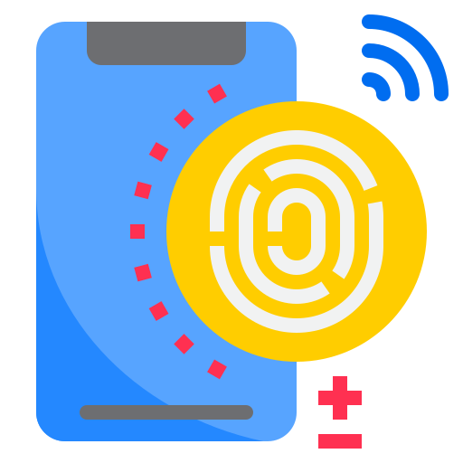 escaneo de huellas dactilares icono gratis