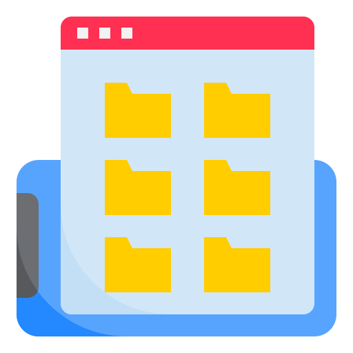 Folder srip Flat icon