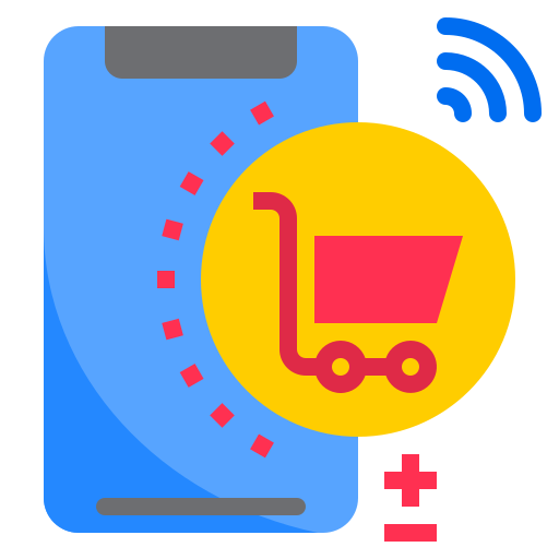 Online shopping - free icon