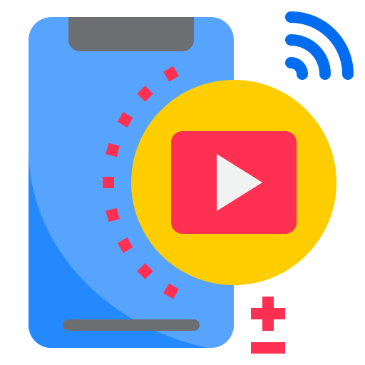 reproductor de video icono gratis