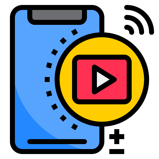 reproductor de video icono gratis