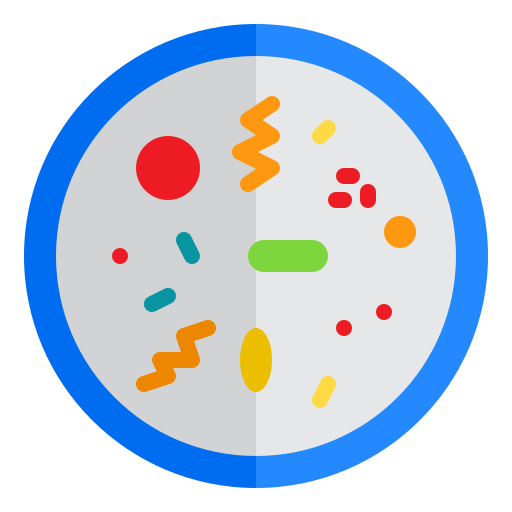 Bacteria srip Flat icon