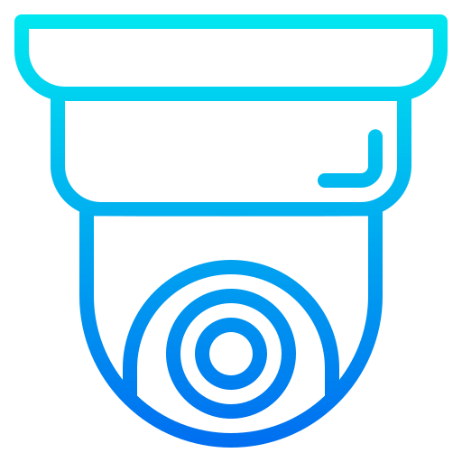 Cctv srip Gradient icon