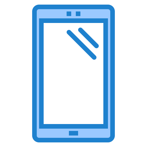 Smartphone Srip Blue Icon