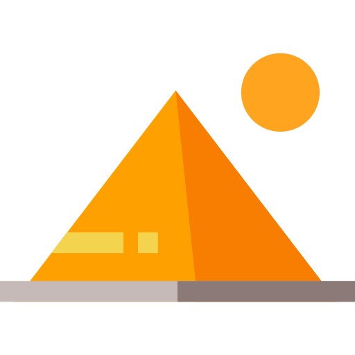pyramide Icône gratuit pyramide Icône gratuit