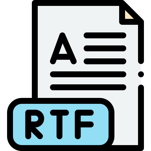 rtf icono gratis