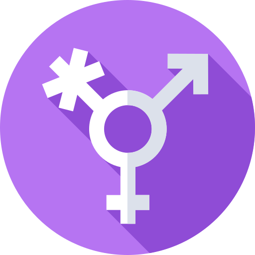 Transgender Flat Circular Flat Icon 0225