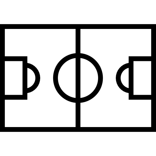 Um ícone plano de jogo de futebol download