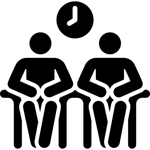 sala de espera icono gratis