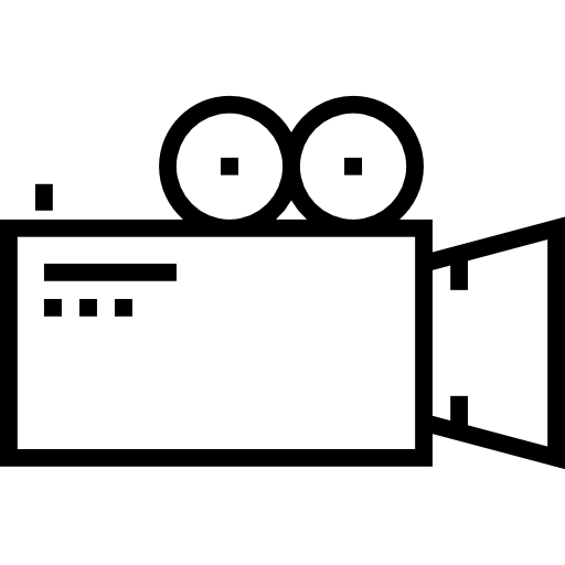 câmera de vídeo grátis ícone