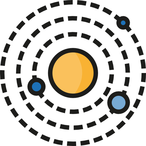 sistema solar icono gratis