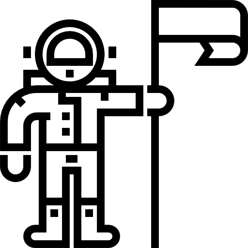 astronauta icono gratis