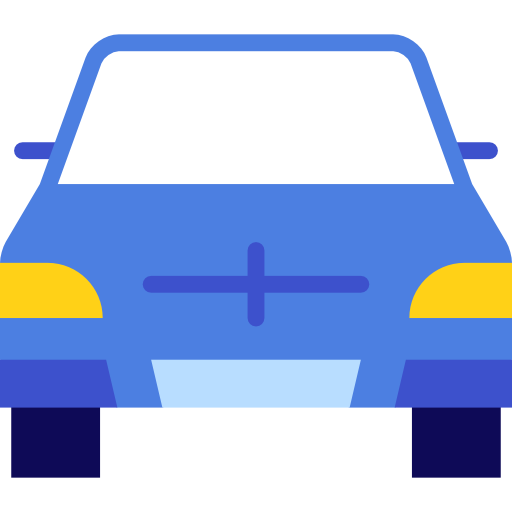 Navy blue car icon - Free navy blue car icons