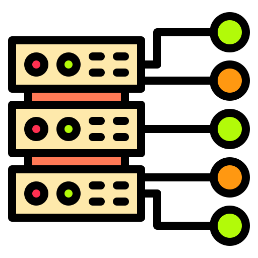 Network Catkuro Lineal Color icon