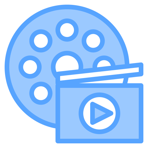 Reproductor de video icono gratis