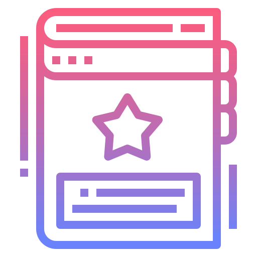 Marcador icono gratis