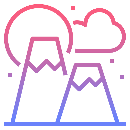 Mountain Nhor Phai Lineal Gradient icon