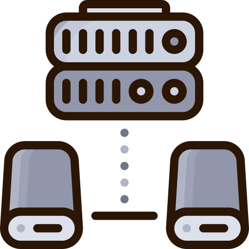 Server Tastyicon Lineal color icon