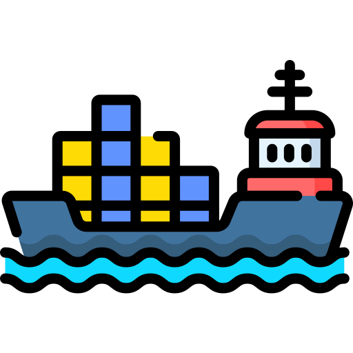 Cargo ship with container sketch icon vector illustration © RAStudio  (#5985361) | Stockfresh