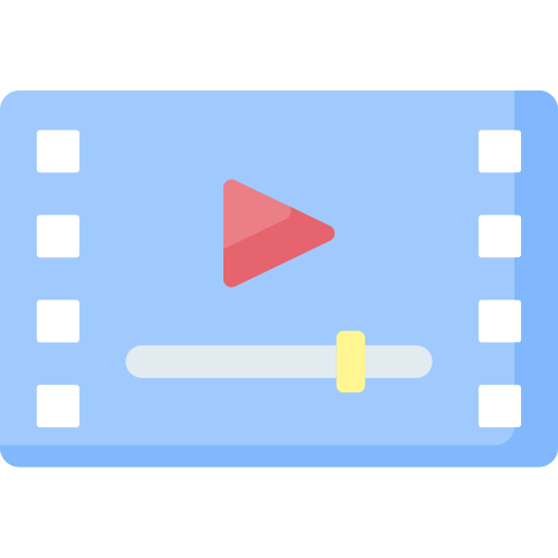reproductor de video icono gratis