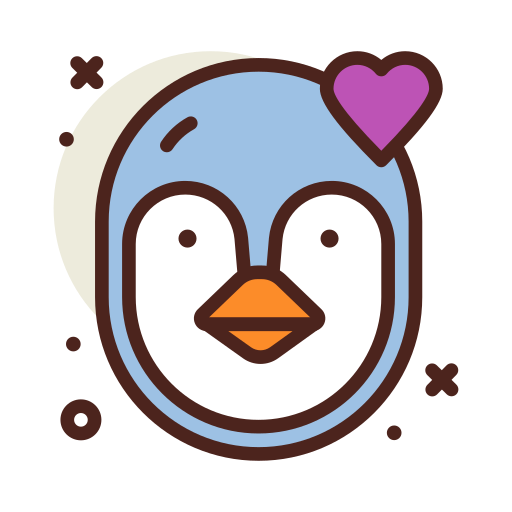 Pingüino icono gratis