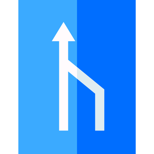 End of lane free icon