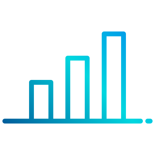 gráfico de barras icono gratis