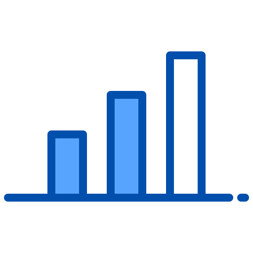 gráfico de barras icono gratis