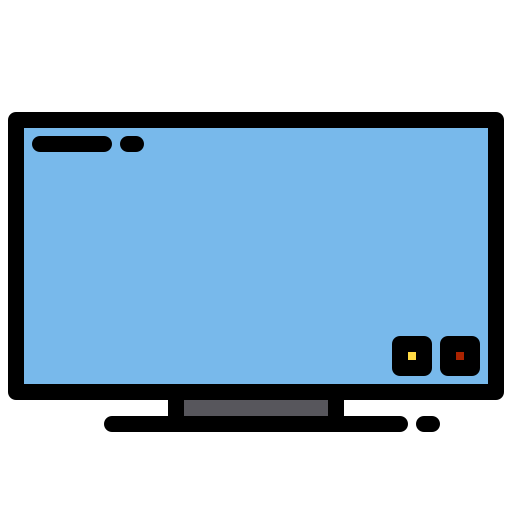 Television xnimrodx Lineal Color icon