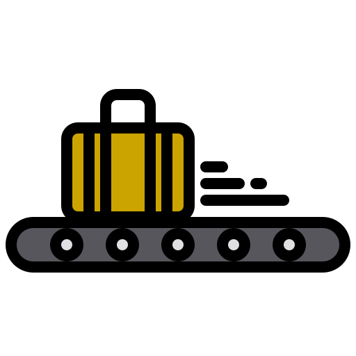 Conveyor belt - Free travel icons