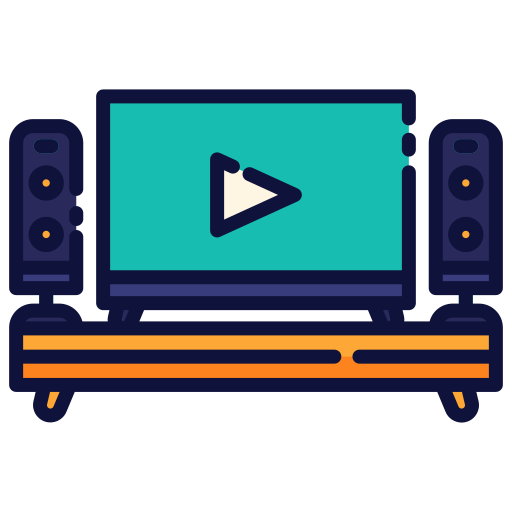 Home cinema icono gratis