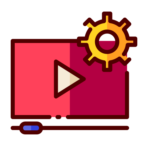 Video Tutorial Good Ware Lineal Color Icon 