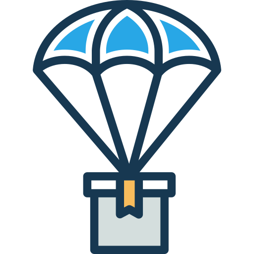 parachute Icône gratuit parachute Icône gratuit
