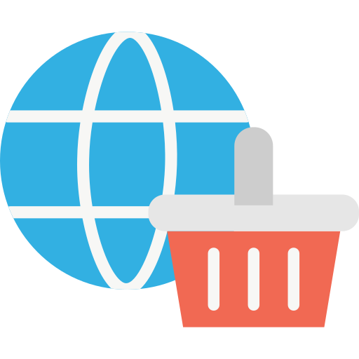Tienda online icono gratis