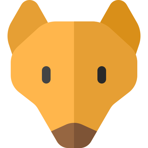 Fox Basic Rounded Flat icon