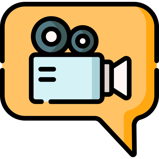 Película icono gratis