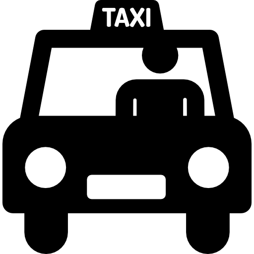black taxi cab icon