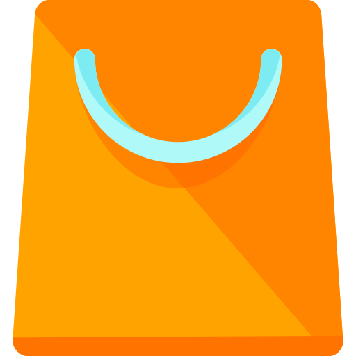 Modern Shopping Bag Logo