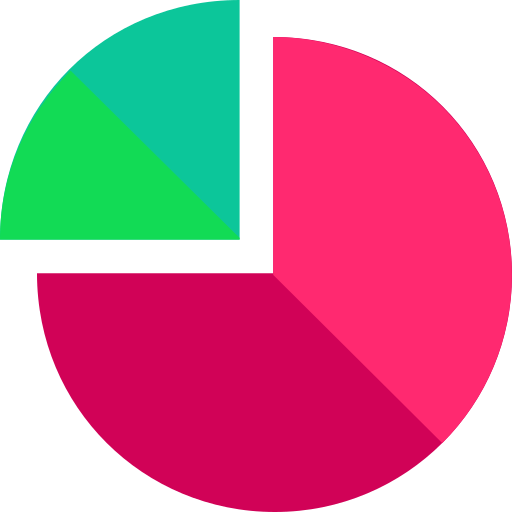 gráfico circular icono gratis