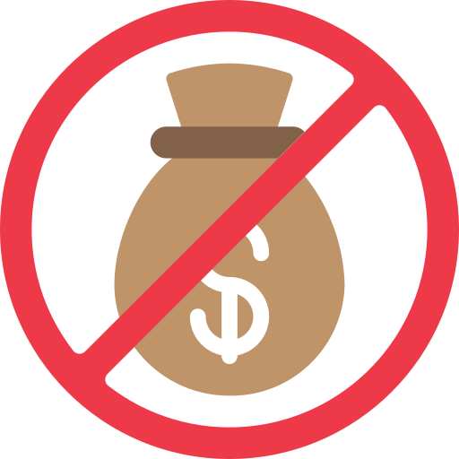 돈이 없다 무료 아이콘