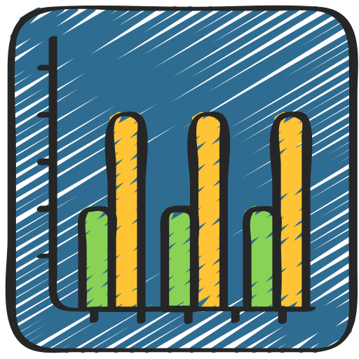 Gráfico de barras icono gratis