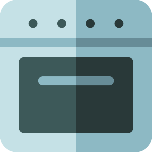 Oven Basic Rounded Flat icon