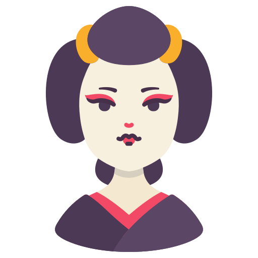 Geisha Victoruler Flat icon