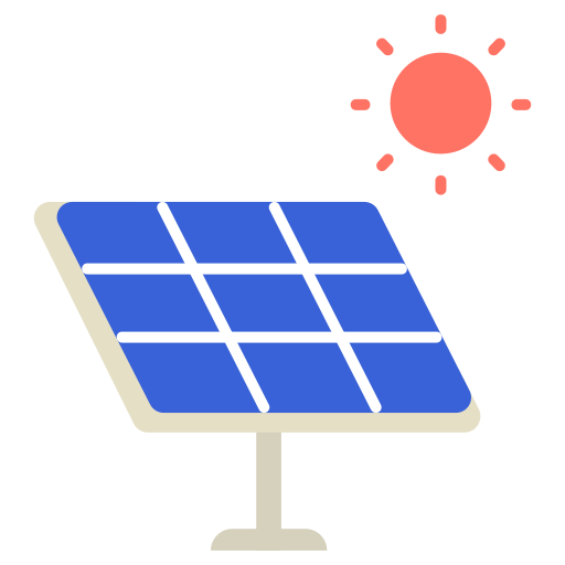 Panel solar icono gratis