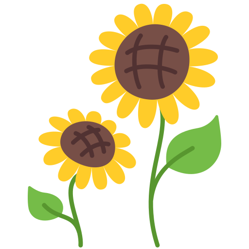 Girasol icono gratis