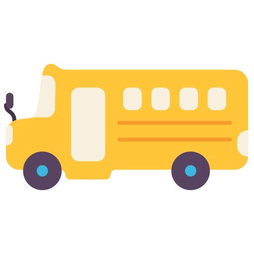 Bus Victoruler Flat Icon