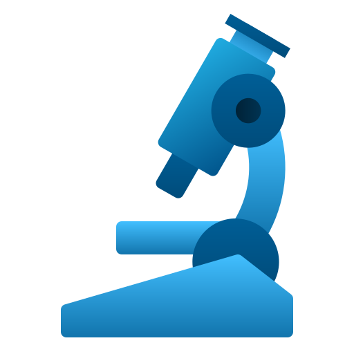 Microscope Andinur Flat Gradient icon